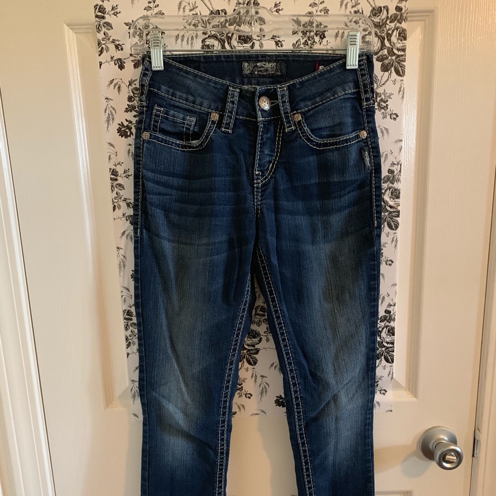 Silver jeans